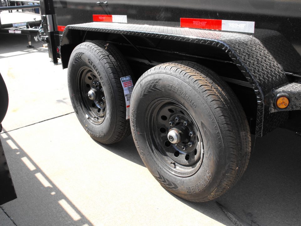 New DUMP TRAILER 83 X 14 2' WALLS POWER UP/ POWER DOW 14K