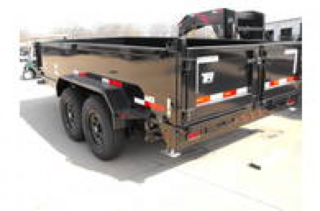 New DUMP TRAILER 83 X 14 ____ 2' WALLS POWER UP/ POWER DOW 14000 GVWR Slipper Springs