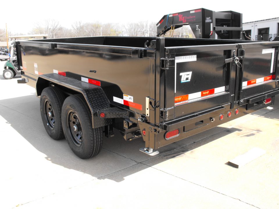 New DUMP TRAILER 83 X 14 2' WALLS POWER UP/ POWER DOW 14K