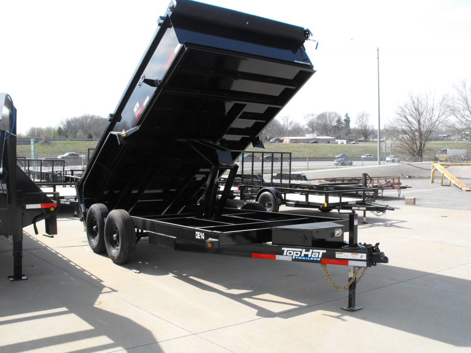 New DUMP TRAILER 83 X 14 2' WALLS POWER UP/ POWER DOW 14K