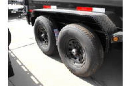 New DUMP TRAILER 83 X 14 ____ 2' WALLS POWER UP/ POWER DOW 14000 GVWR Slipper Springs