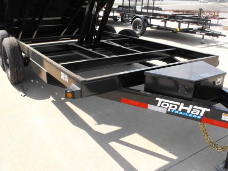 New DUMP TRAILER 83 X 14 2' WALLS POWER UP/ POWER DOW 14K