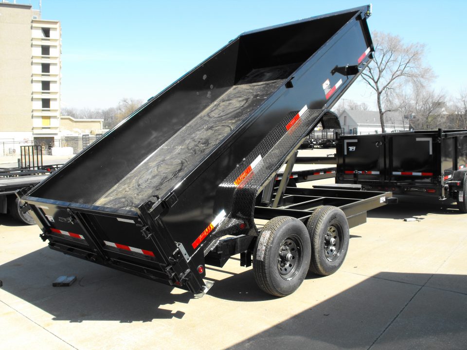 New DUMP TRAILER 83 X 14_ 2' WALLS POWER UP/ POWER DOW 14K