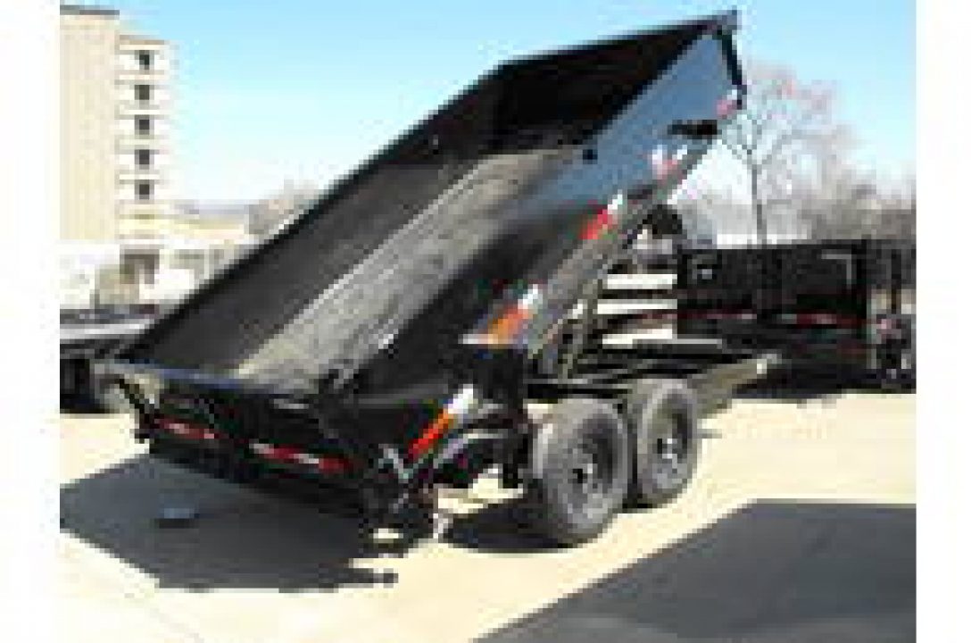 New DUMP TRAILER 83 X 14 ____ 2' WALLS POWER UP/ POWER DOW 14000 GVWR Slipper Springs