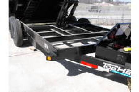 New DUMP TRAILER 83 X 14 ____ 2' WALLS POWER UP/ POWER DOW 14000 GVWR Slipper Springs