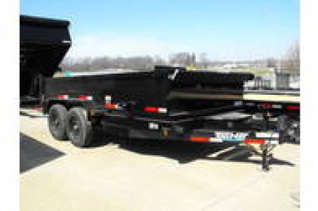 New DUMP TRAILER 83 X 14 ____ 2' WALLS POWER UP/ POWER DOW 14000 GVWR Slipper Springs