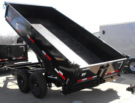 New DUMP TRAILER 83 X 14_ 2' WALLS POWER UP/ POWER DOW 14K