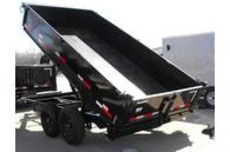 New DUMP TRAILER 83 X 14 ____ 2' WALLS POWER UP/ POWER DOW 14000 GVWR Slipper Springs