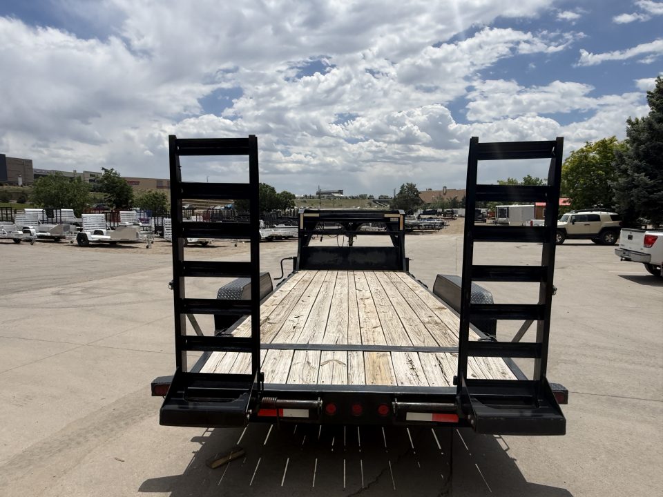Used 2020 Iron Bull Flatbed Gooseneck Trailer