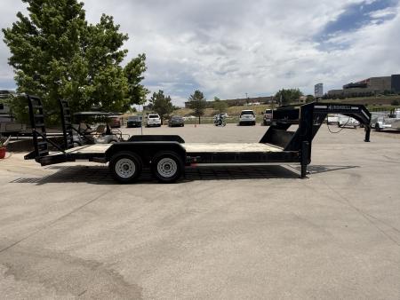 Used 2020 Iron Bull Flatbed Gooseneck Trailer