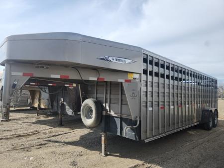 Used 2020 Titan Trailer 24' STANDARD STOCK Stock / Stock Combo Trailer