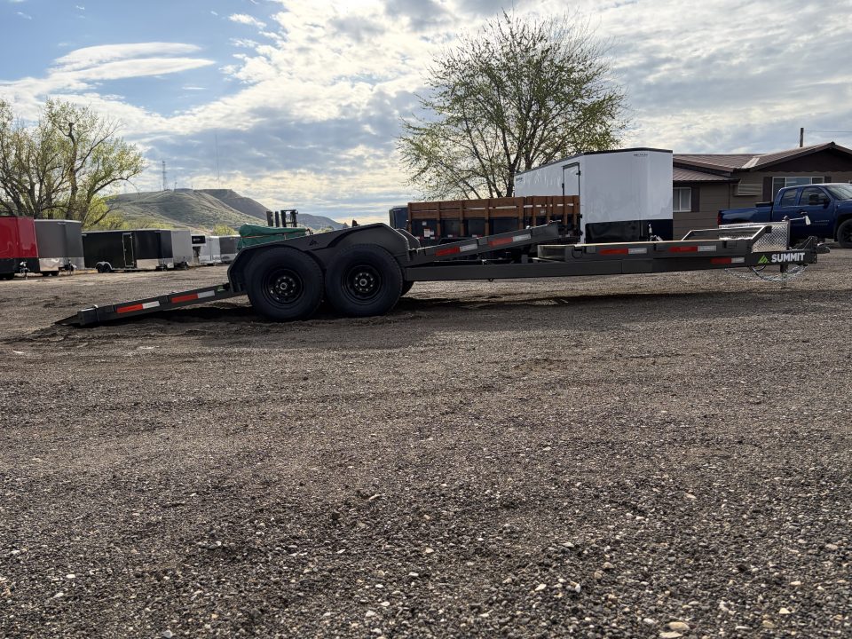 New 2026 Summit Cascade 7x22 16/6 14k Split Deck Tilt Equipment Trailer