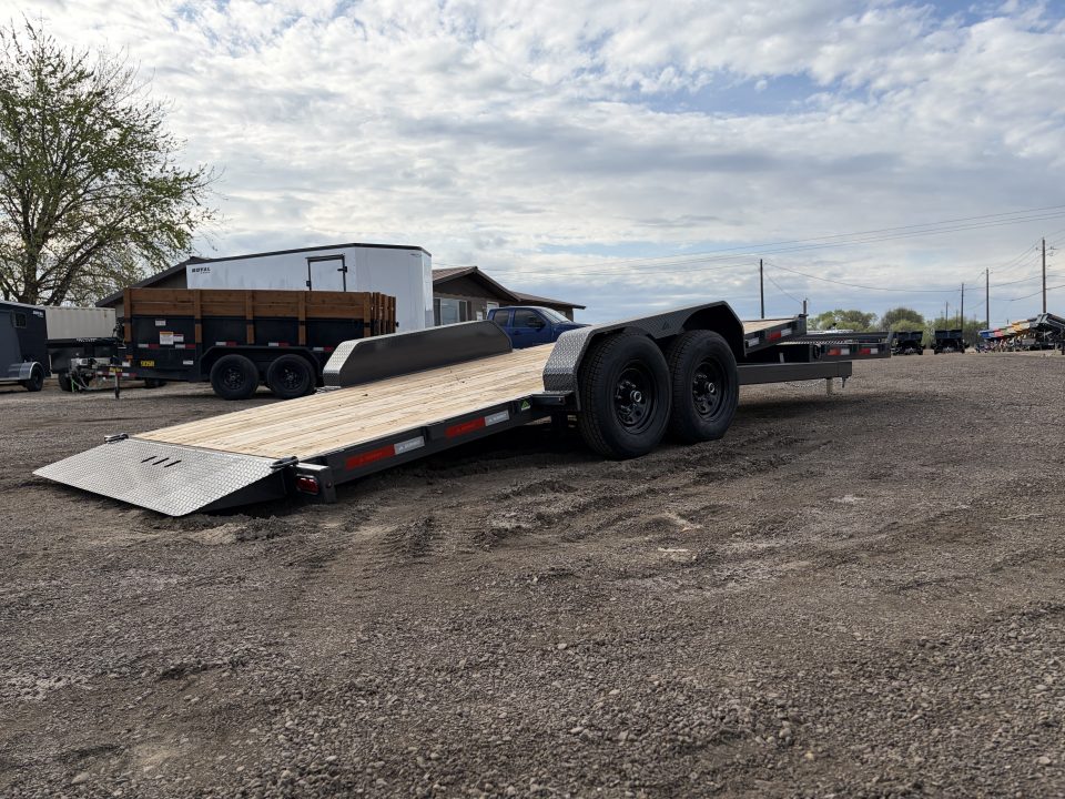 New 2026 Summit Cascade 7x22 16/6 14k Split Deck Tilt Equipment Trailer