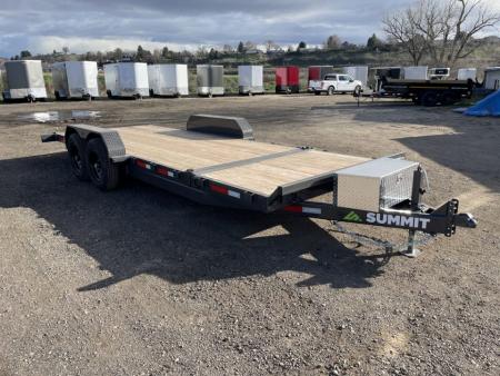 New 2026 Summit Cascade 7x20 16/4 14k Split Deck Tilt Equipment Trailer