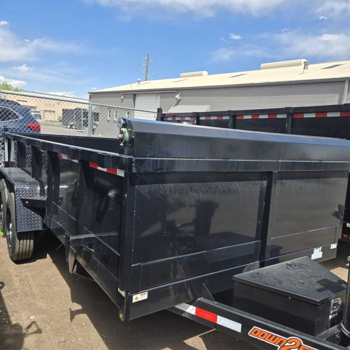 New 2026 Down 2 Earth Trailers DTE716DT8B Dump Trailer