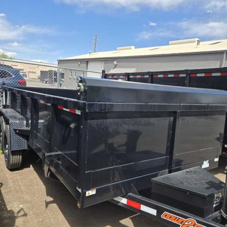 New 2026 Down 2 Earth Trailers DTE716DT8B Dump Trailer