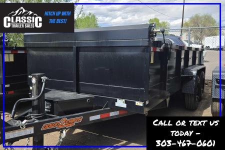 New 2026 Down 2 Earth Trailers DTE716DT8B Dump Trailer