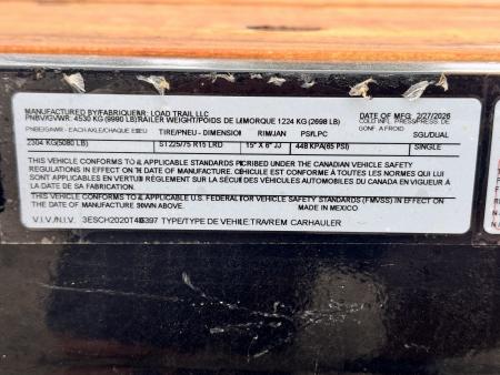 New 2026 Load Trail 7-20 Heavy Duty Car Hauler 10K GVWR