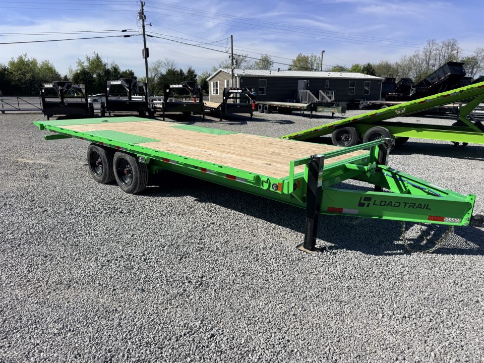 New 2026 Load Trail 102x22 Tandem Pintle Hook Equipment Tilt Deck (16K GVWR) Equipment Trailer