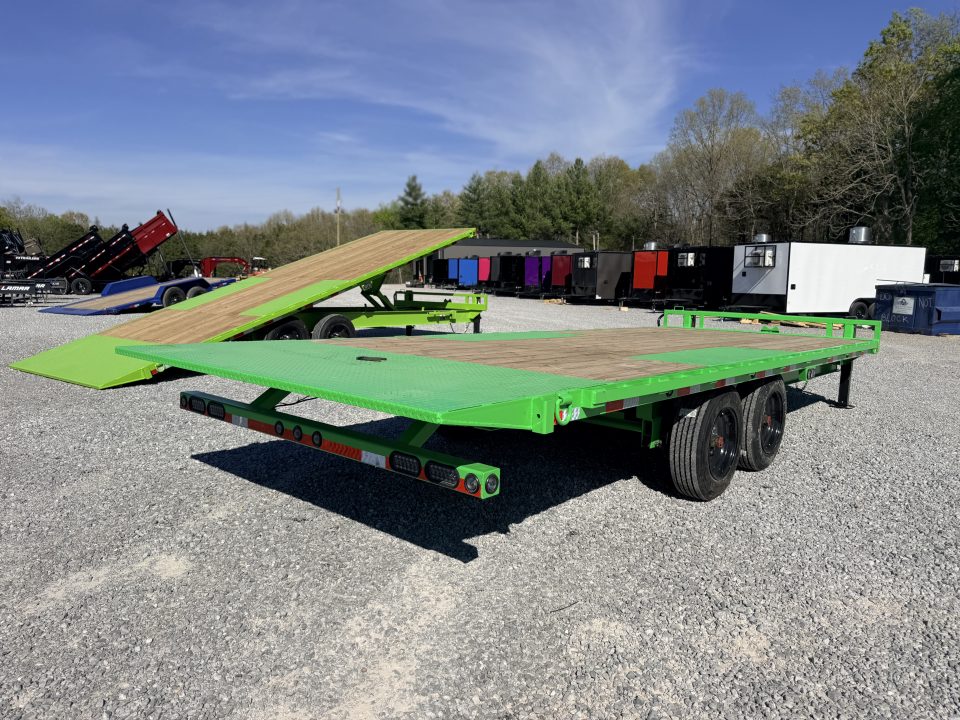 New 2026 Load Trail 102x22 Tandem Pintle Hook Equipment Tilt Deck (16K GVWR) Equipment Trailer