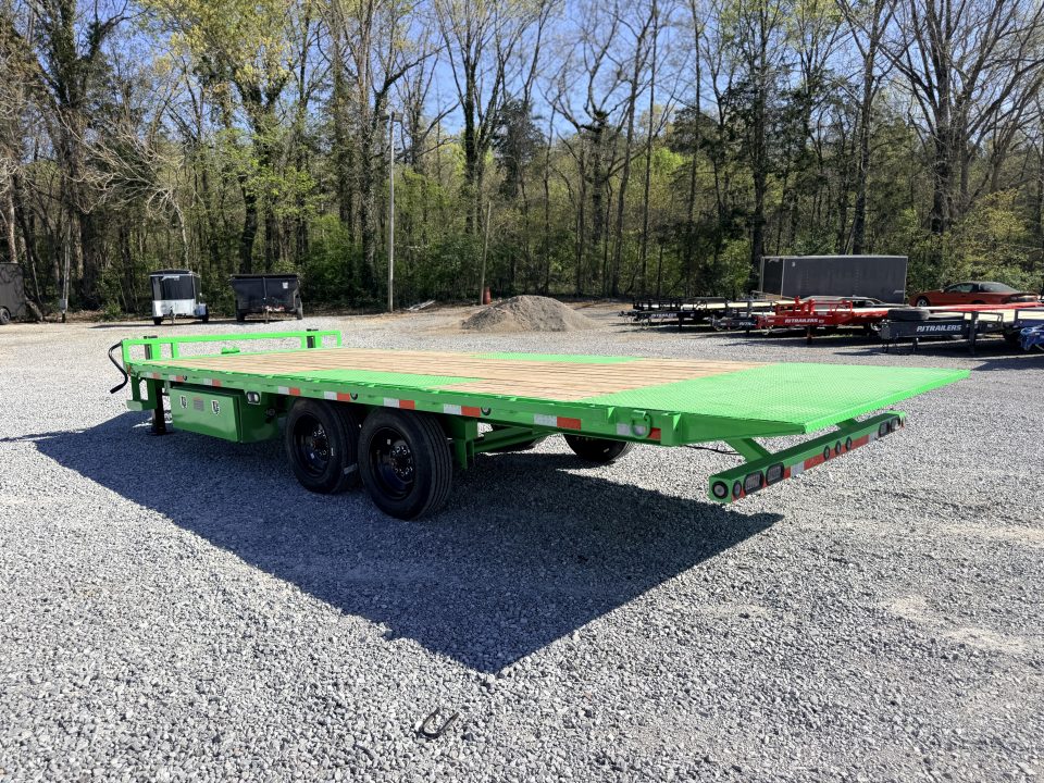 New 2026 Load Trail 102x22 Tandem Pintle Hook Equipment Tilt Deck (16K GVWR) Equipment Trailer