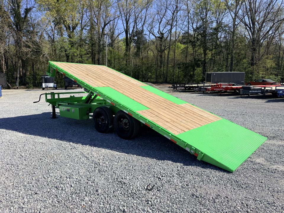 New 2026 Load Trail 102x22 Tandem Pintle Hook Equipment Tilt Deck (16K GVWR) Equipment Trailer