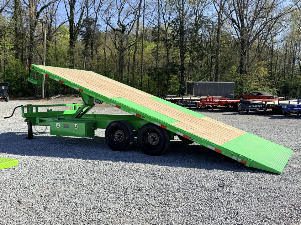 New 2026 Load Trail 102x22 Tandem Pintle Hook Equipment Tilt Deck (16K GVWR) Equipment Trailer