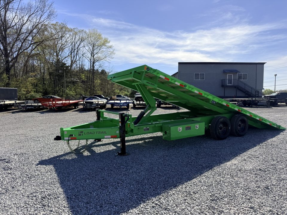New 2026 Load Trail 102x22 Tandem Pintle Hook Equipment Tilt Deck (16K GVWR) Equipment Trailer