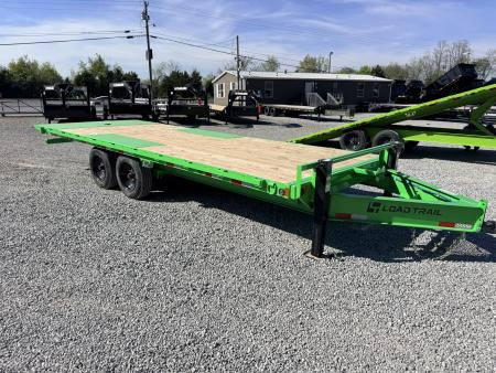 New 2026 Load Trail 102x22 Tandem Pintle Hook Equipment Tilt Deck (16K GVWR) Equipment Trailer
