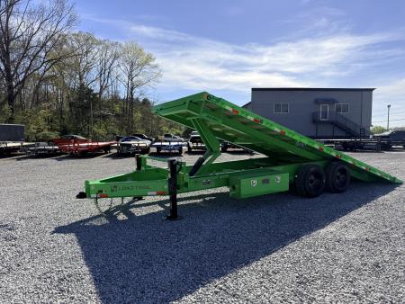 New 2026 Load Trail 102x22 Tandem Pintle Hook Equipment Tilt Deck (16K GVWR) Equipment Trailer