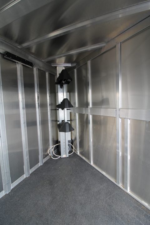 Used 2020 Featherlite 7'6" Tall & Wide Warmblood- XL Tack Room - Many Features! 3 Horse Trailer
