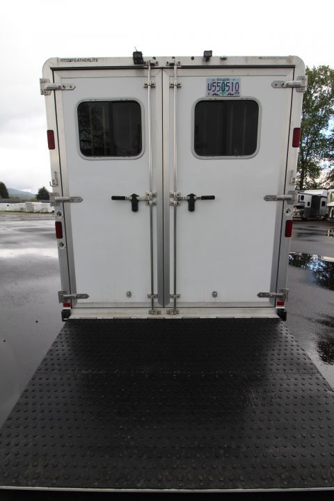 Used 2020 Featherlite 7'6" Tall & Wide Warmblood- XL Tack Room - Many Features! 3 Horse Trailer
