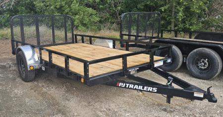 New 2026 PJ Trailers 10' x 77 in. Single Axle (U7) Utility Trailer