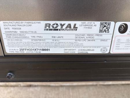 New 2026 SOUTHLAND TRAILER CORP. LCHT35-718V-86R Cargo / Enclosed Trailer