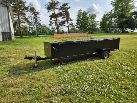 New 2026 MeadowCreek BBQ144-SOG BBQ Chicken Flipper Trailer