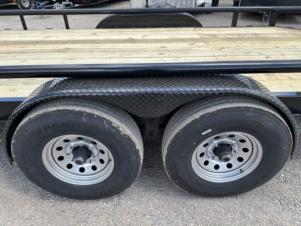 New 2026 Road Boss 83x24 Gooseneck Lowstyle Pipe rail, Stand Ups & 8ks Equipment Trailer