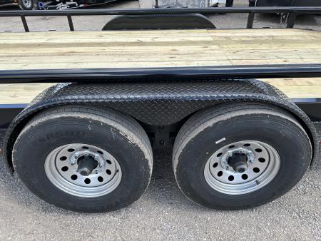 New 2026 Road Boss 83x24 Gooseneck Lowstyle Pipe rail, Stand Ups & 8ks Equipment Trailer