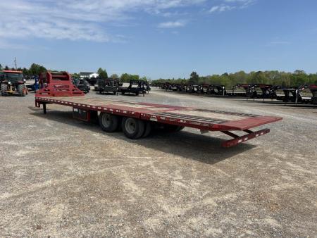Used 2018 Midsota 32' HYDRO DOVE HYDRO JACKS Gooseneck Flatbed Trailer