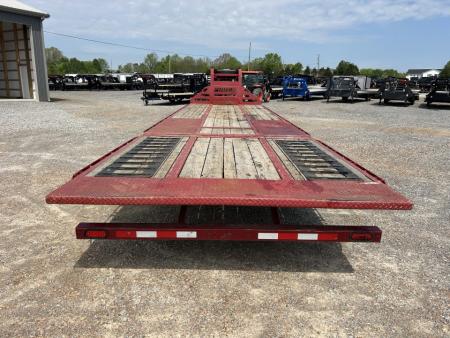 Used 2018 Midsota 32' HYDRO DOVE HYDRO JACKS Gooseneck Flatbed Trailer