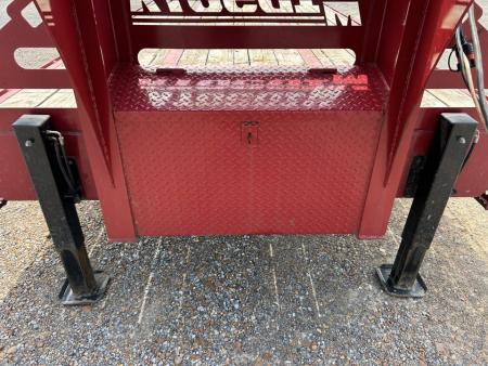 Used 2018 Midsota 32' HYDRO DOVE HYDRO JACKS Gooseneck Flatbed Trailer