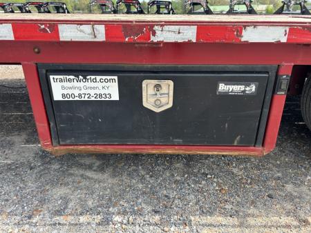 Used 2018 Midsota 32' HYDRO DOVE HYDRO JACKS Gooseneck Flatbed Trailer