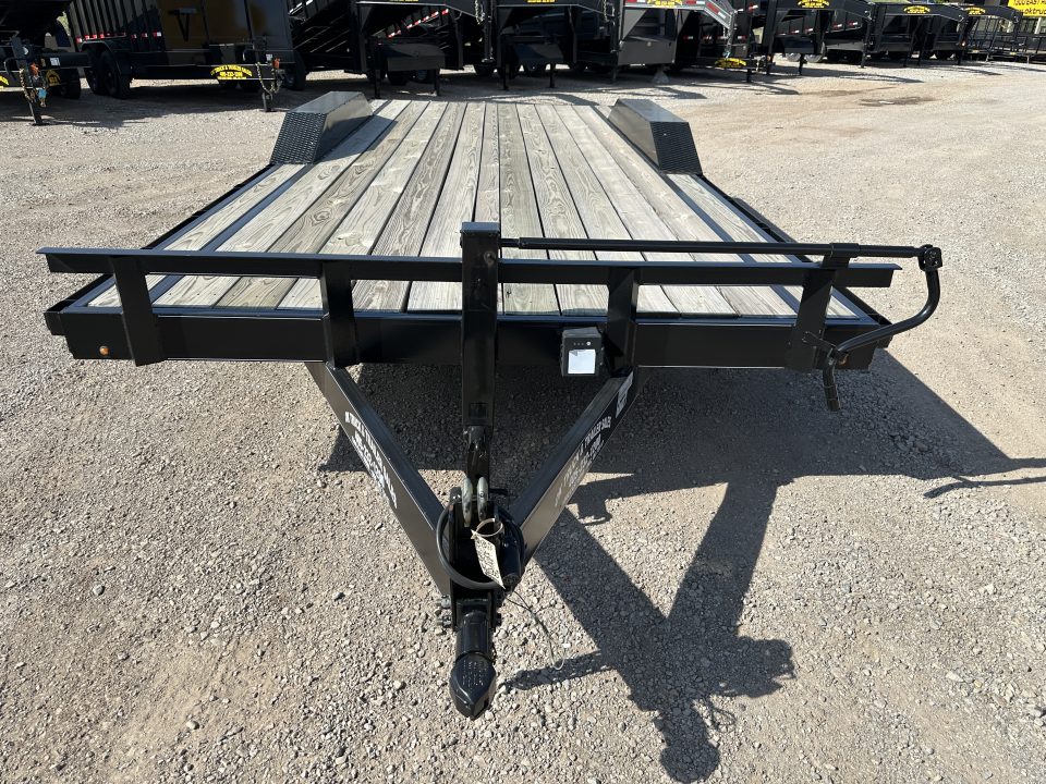 New 2025 Road Boss 102x20 Bumperpull 7k Drive Over Car Hauler Equipment Trailer