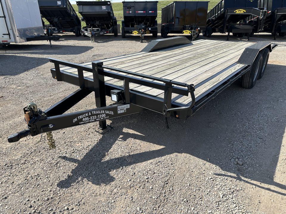 New 2025 Road Boss 102x20 Bumperpull 7k Drive Over Car Hauler Equipment Trailer
