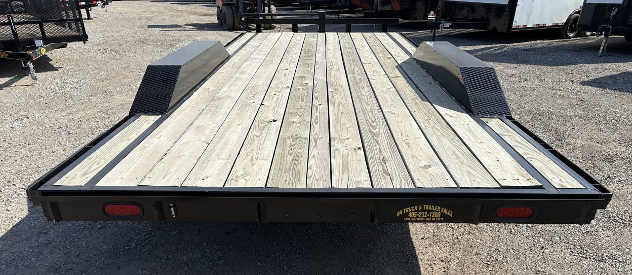 New 2025 Road Boss 102x20 Bumperpull 7k Drive Over Car Hauler Equipment Trailer