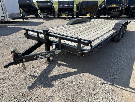 New 2025 Road Boss 102x20 Bumperpull 7k Drive Over Car Hauler Equipment Trailer