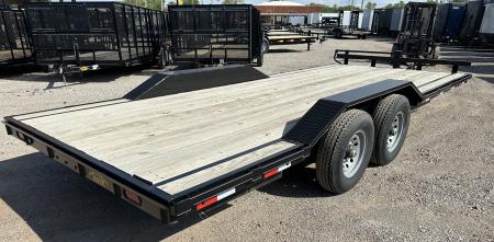 New 2025 Road Boss 102x20 Bumperpull 7k Drive Over Car Hauler Equipment Trailer