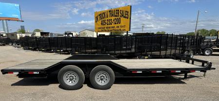 New 2025 Road Boss 102x20 Bumperpull 7k Drive Over Car Hauler Equipment Trailer