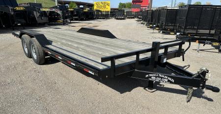 New 2025 Road Boss 102x20 Bumperpull 7k Drive Over Car Hauler Equipment Trailer