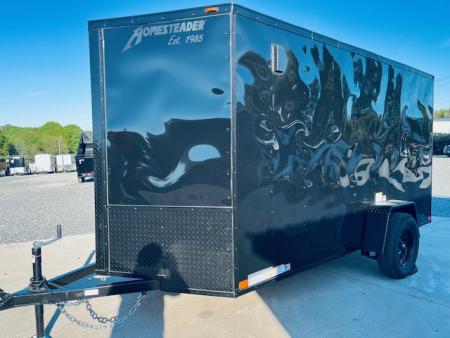 New 2026 Homesteader 612IS 6X12 Intrepid Enclosed Cargo Trailer 3K Blackout