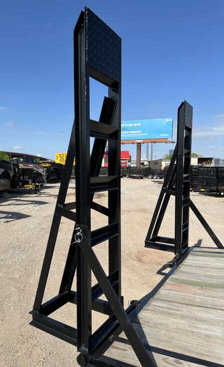 New 2025 Road Boss 102x20 Bumperpull 8k Drive Over Fenders, Stand up ramps Car Hauler Equipment Trailer